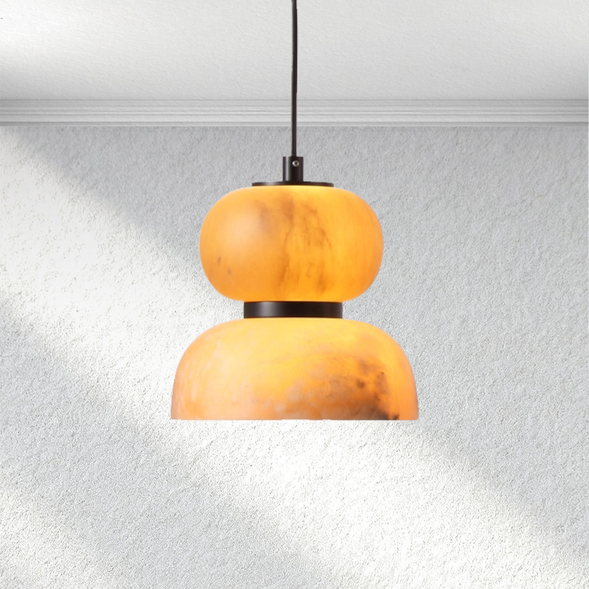 Rayrefine Eterna Alabaster Pendant – Small Ring