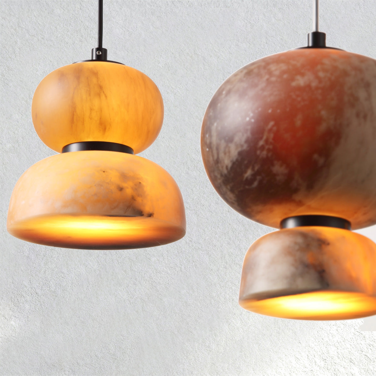 Rayrefine Eterna Alabaster Pendant – Small Ring